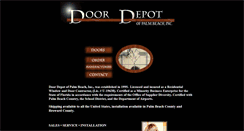 Desktop Screenshot of doordepotofpalmbeach.com